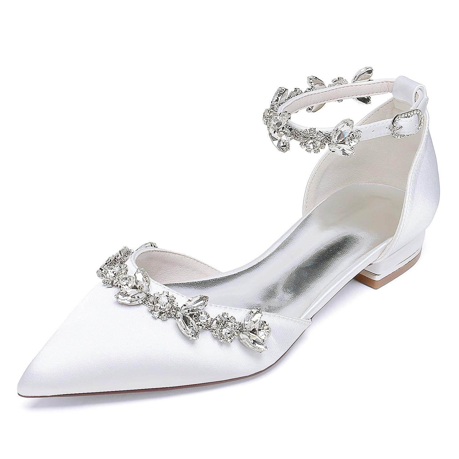 Flat Heel 2.5cm Silk-Like Shoes CK0418 - COCOMELODY